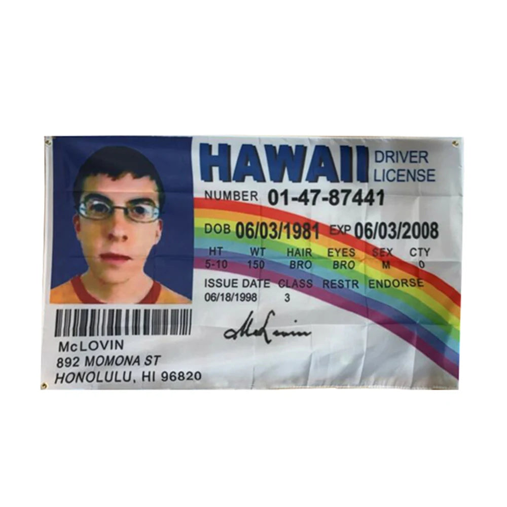 90x150cm 3x5 ft McLovin Flag