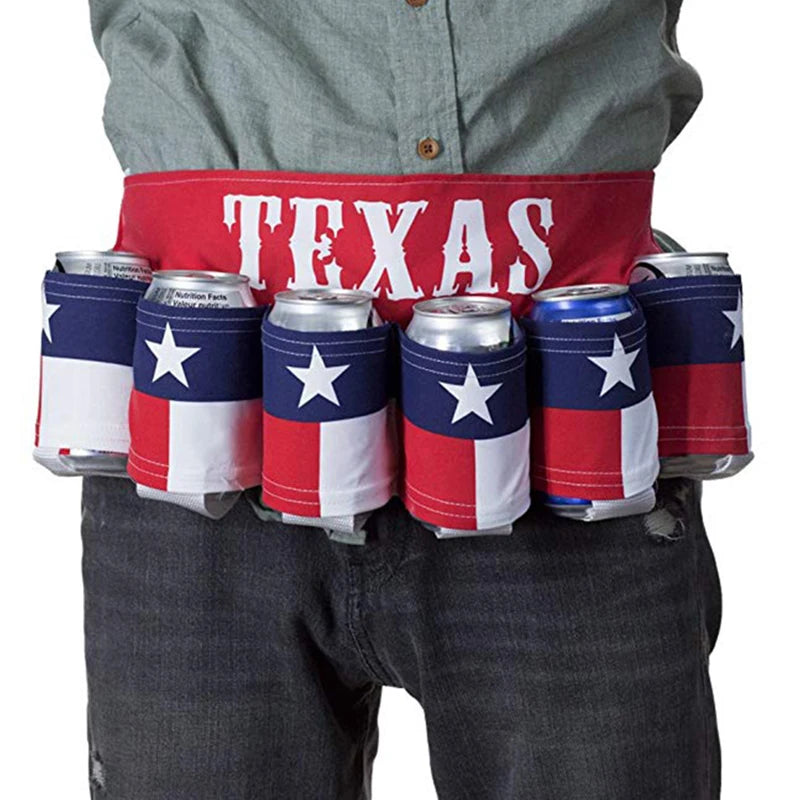 Party supply Portable beer cans holding Waist 6-Pack