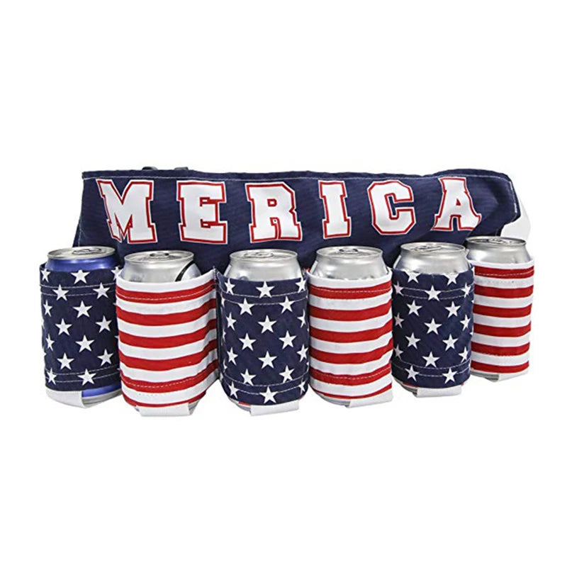 Party supply Portable beer cans holding Waist 6-Pack