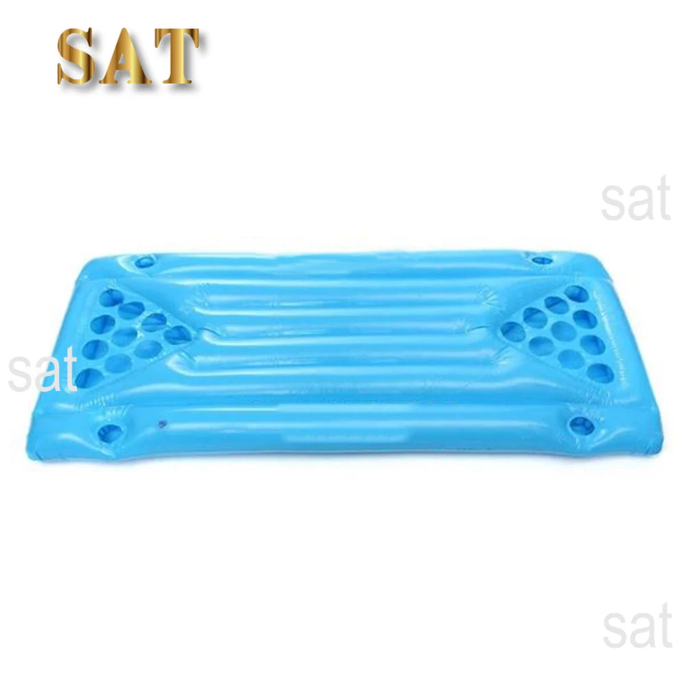 Custom PVC Pool Party Inflatable Beer Pong Float Table