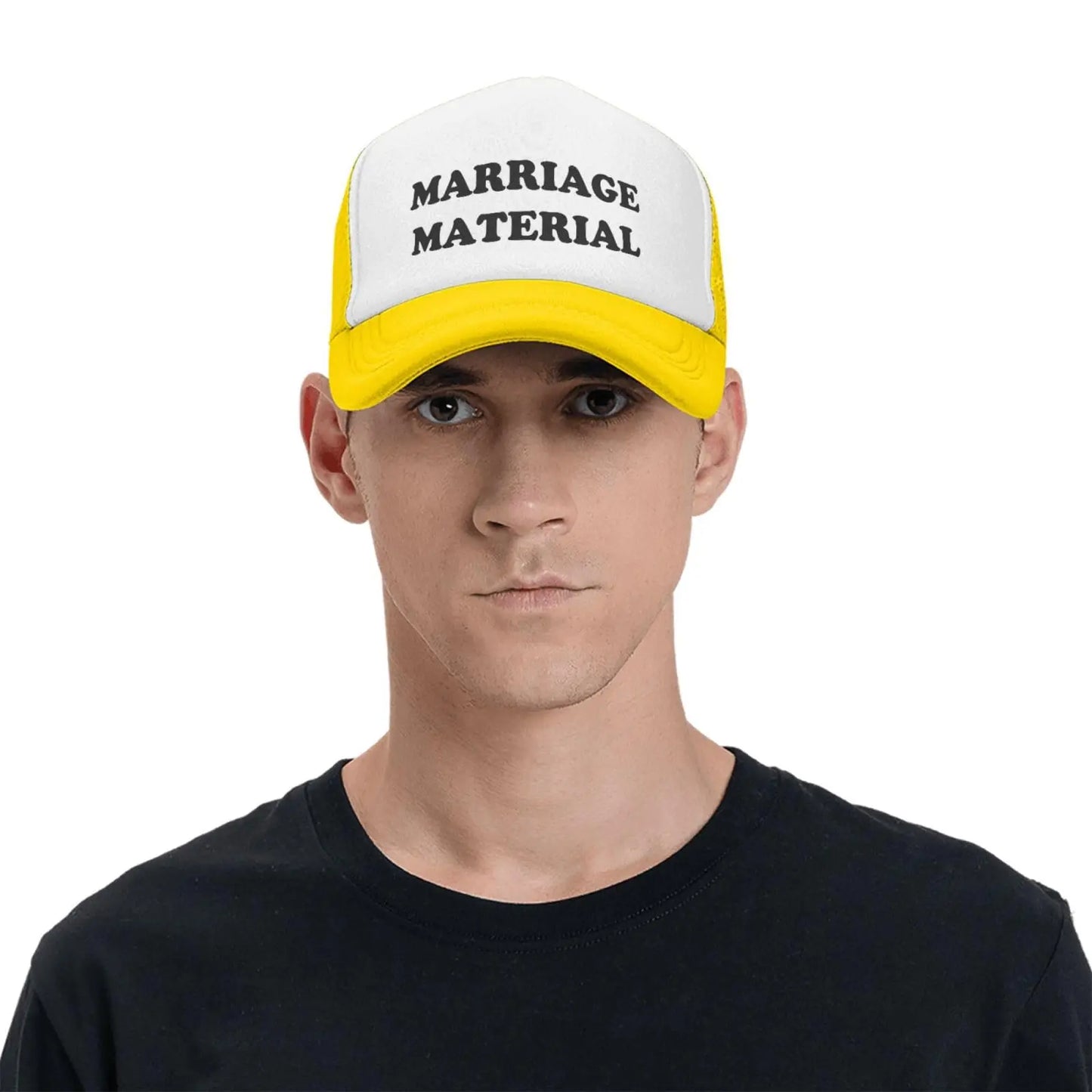 Marriage-Material-Funny Trucker Hats