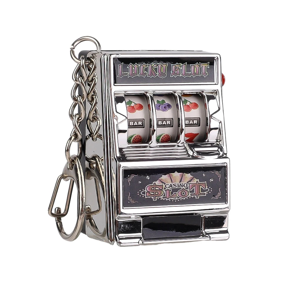 New Mini Fruit Machine Keychain Game