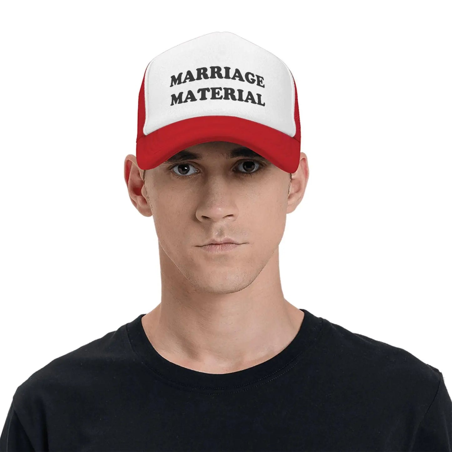 Marriage-Material-Funny Trucker Hats