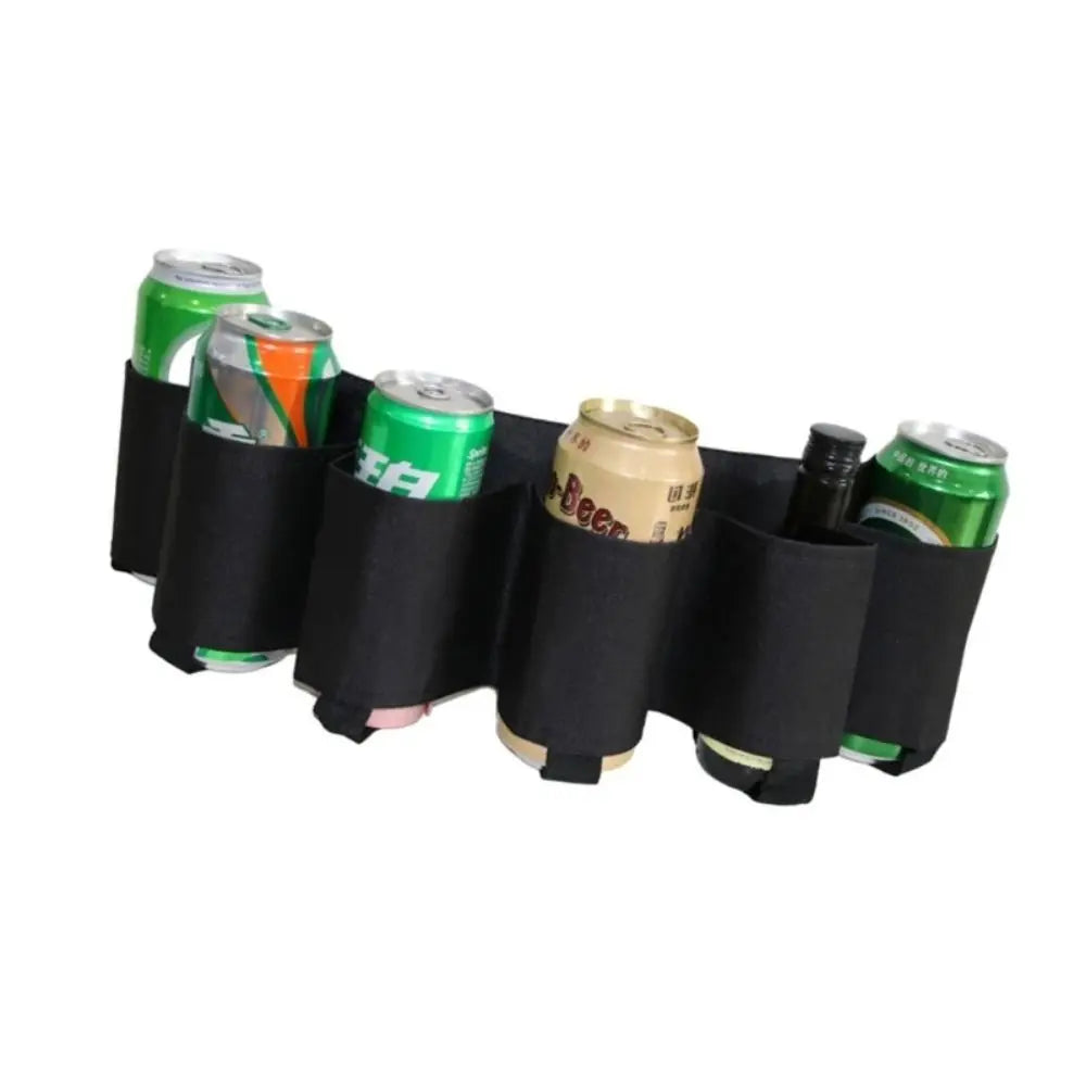 6 Pockets Beer Storage Waist Bag 6 Cans Camouflage Beverage Storage Fannypack