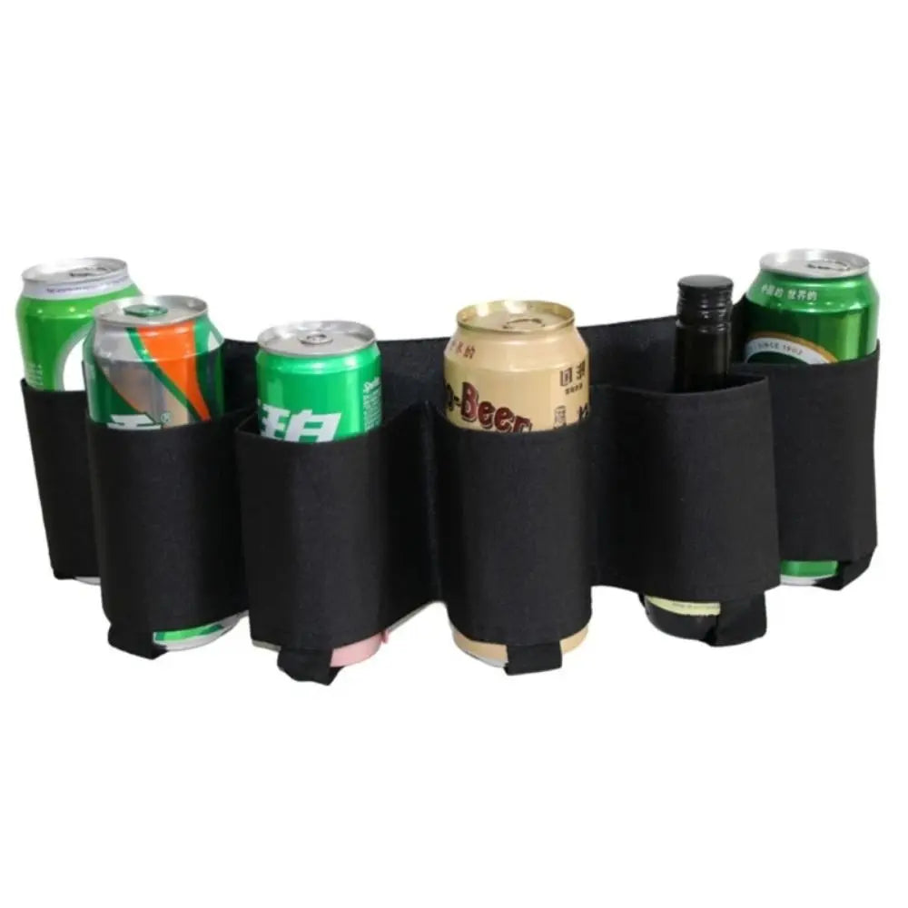 6 Pockets Beer Storage Waist Bag 6 Cans Camouflage Beverage Storage Fannypack