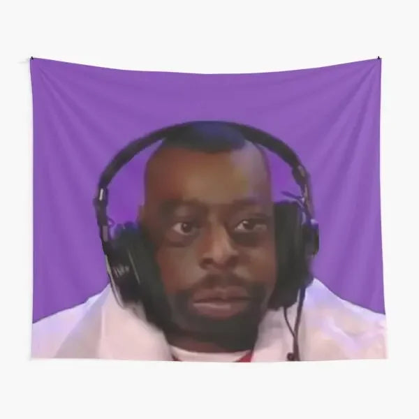 Beetlejuice With Headphones Flag