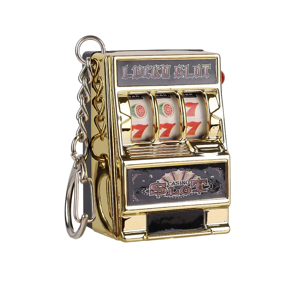 New Mini Fruit Machine Keychain Game