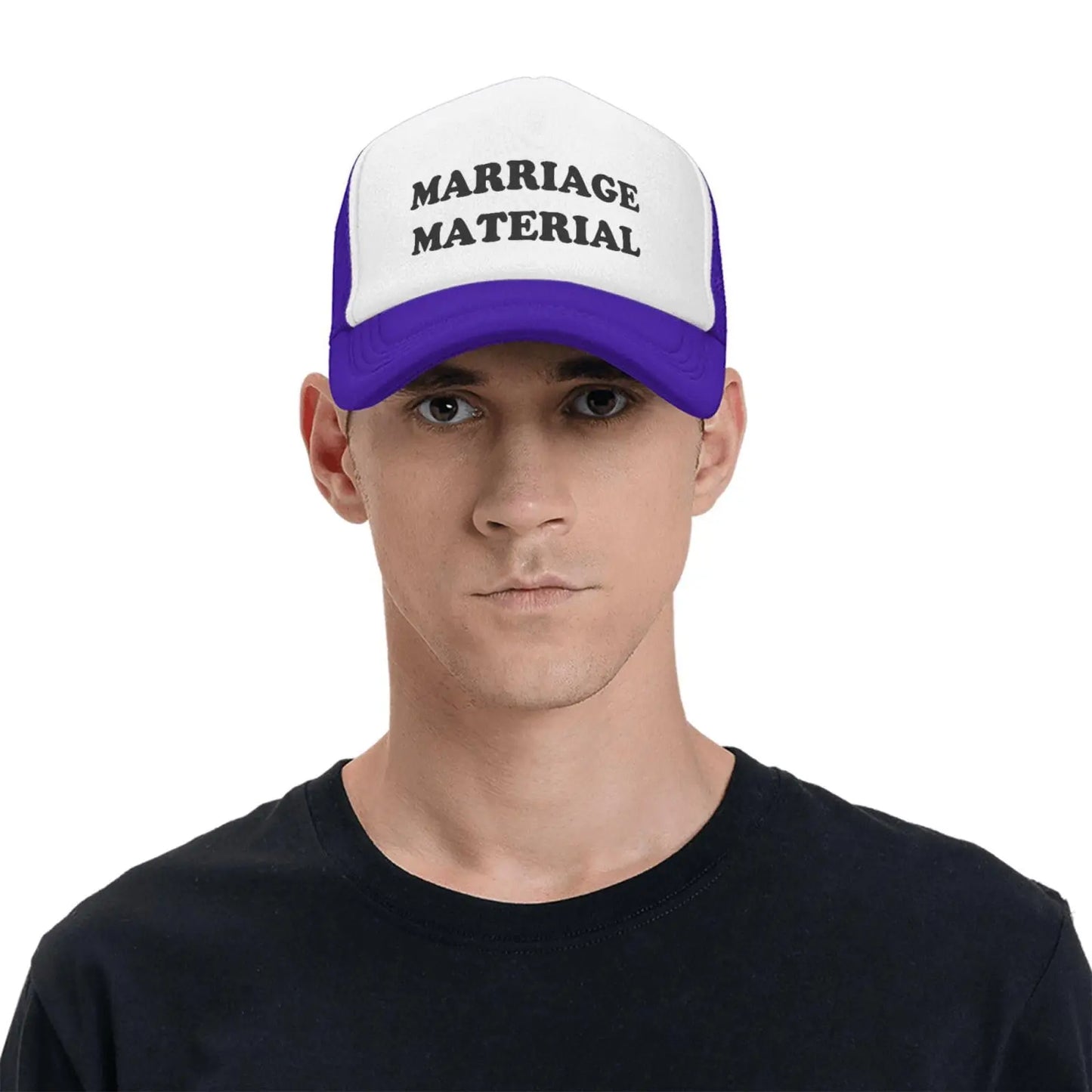 Marriage-Material-Funny Trucker Hats